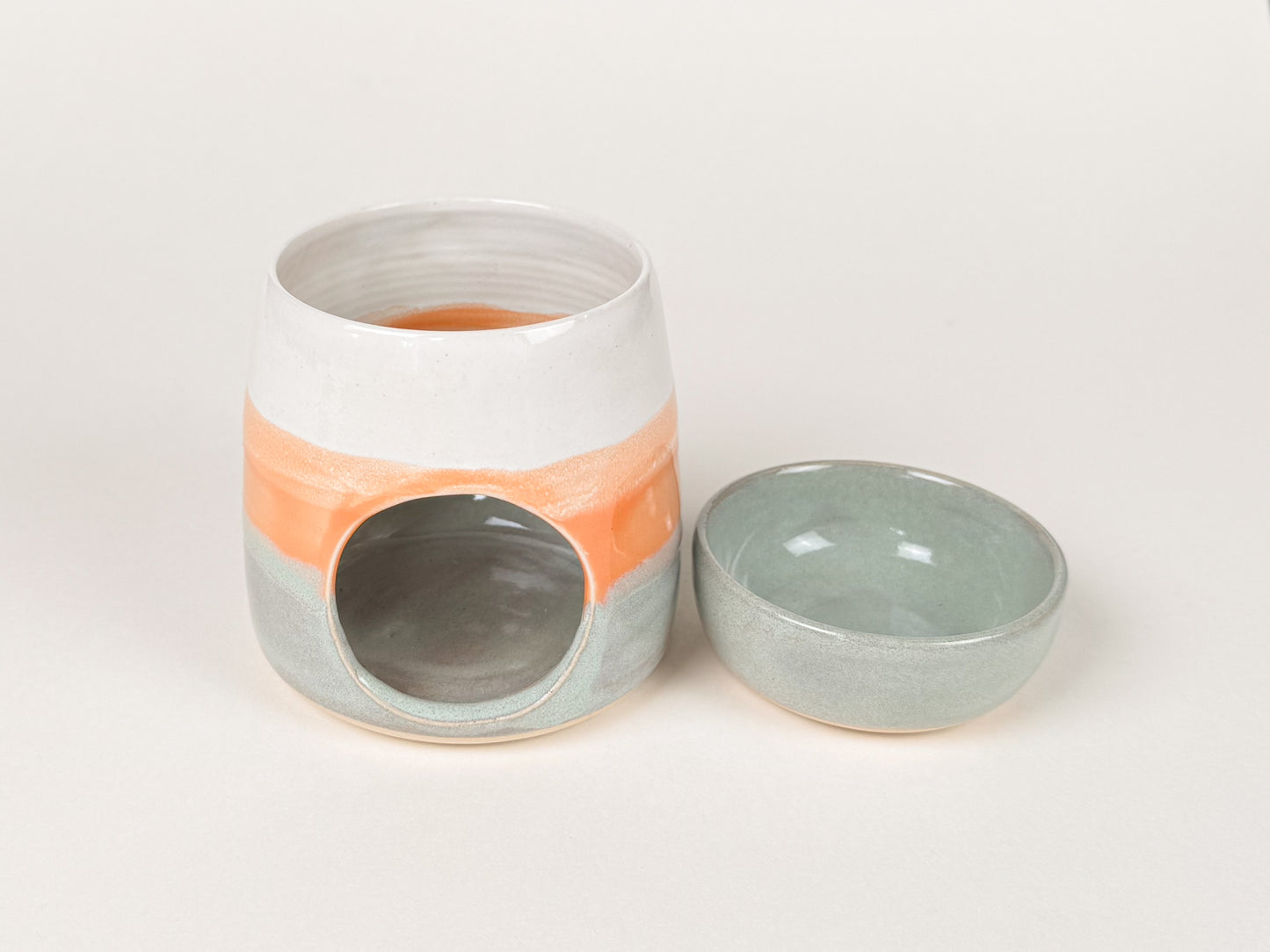 Sunset Glow Ceramic Wax Melt Burner
