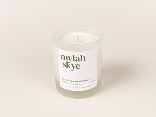 Natural Unscented Candle 200ml