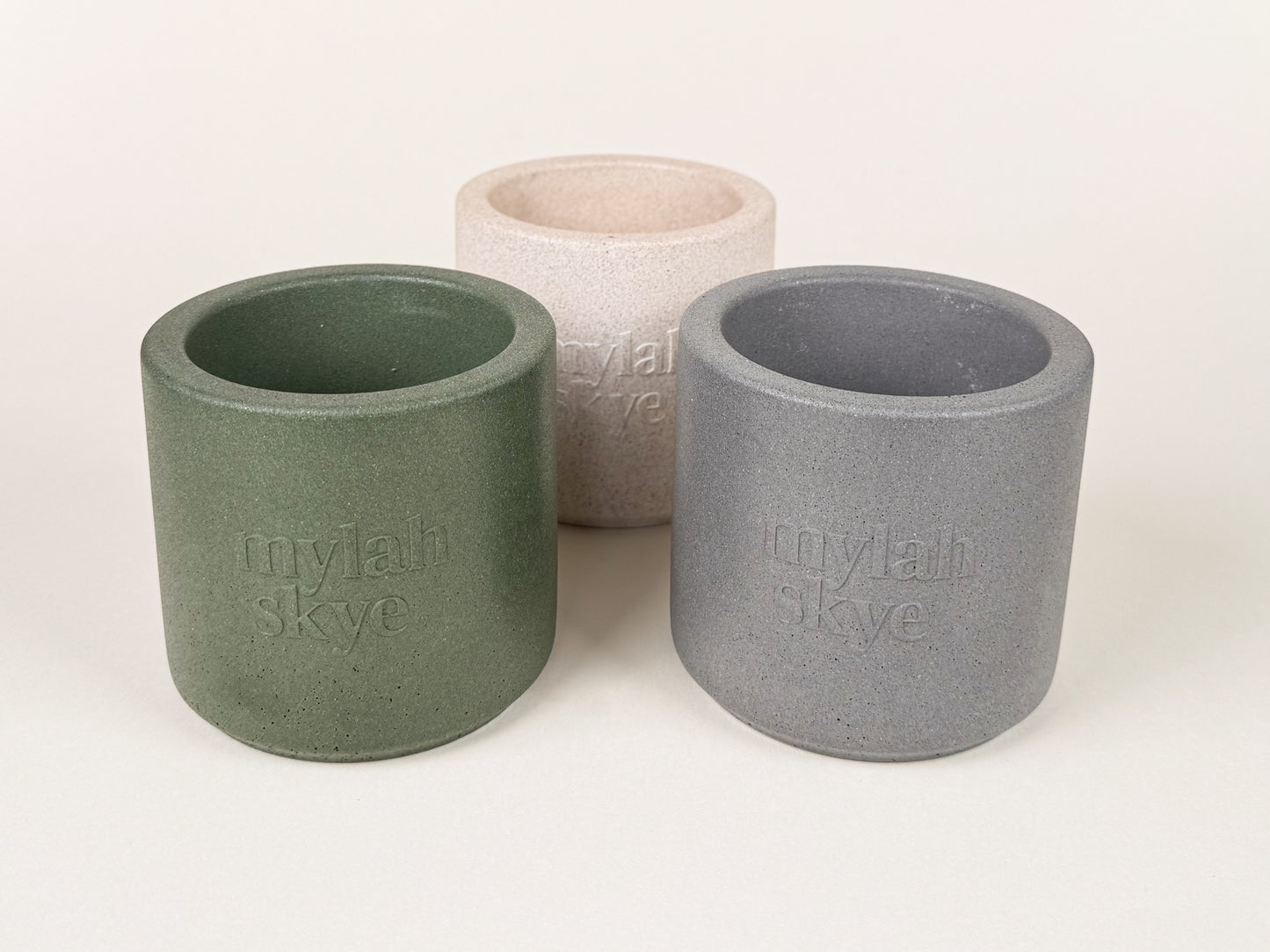 Jesmonite Refillable Candle Holder