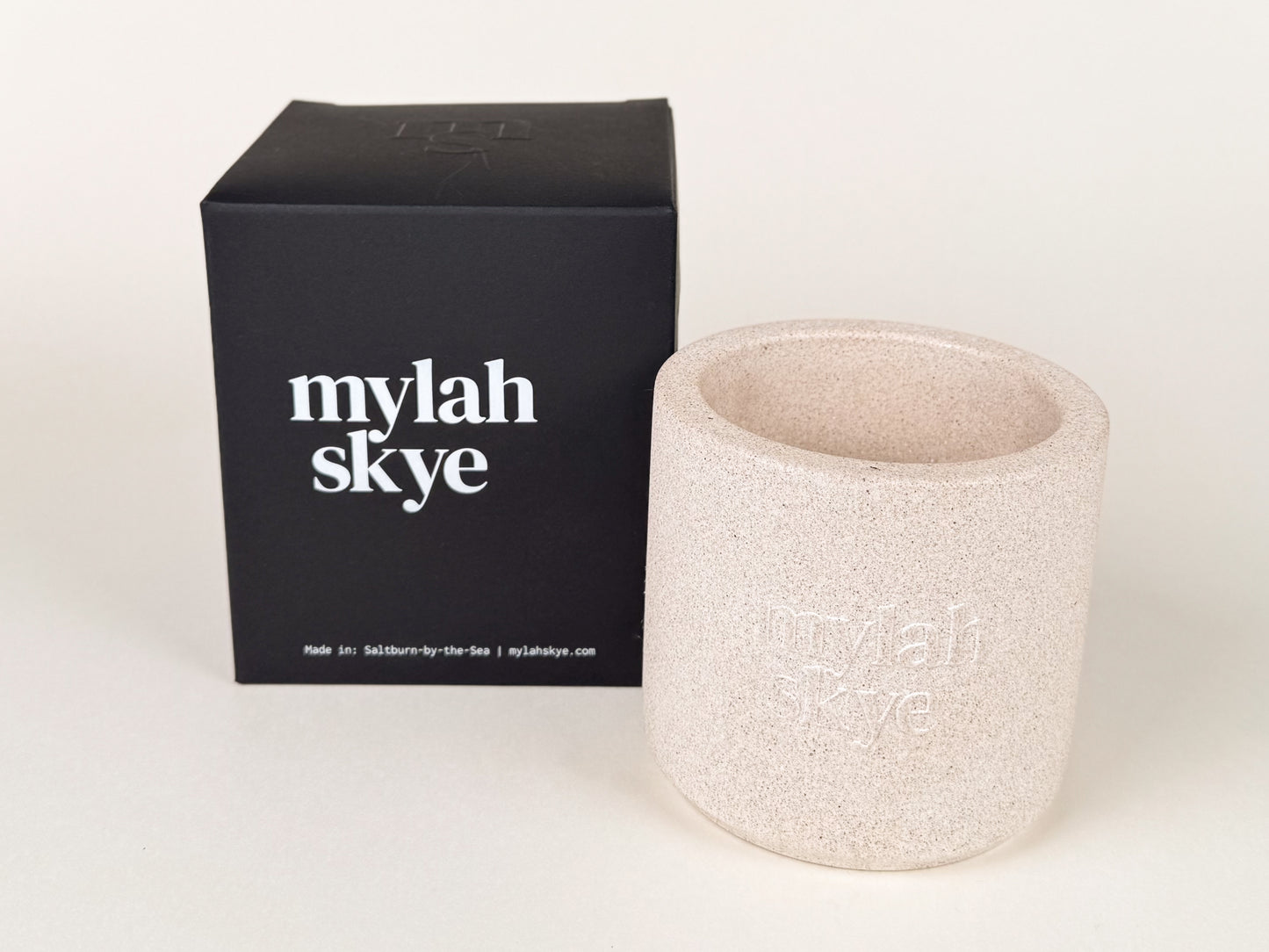 Jesmonite Refillable Candle Holder