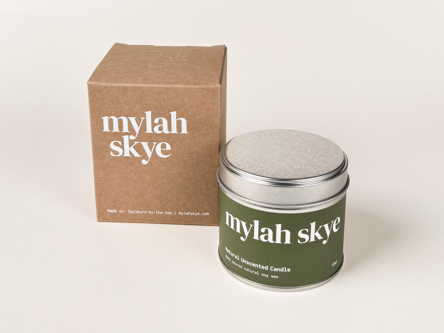 Natural Unscented Candle 180ml