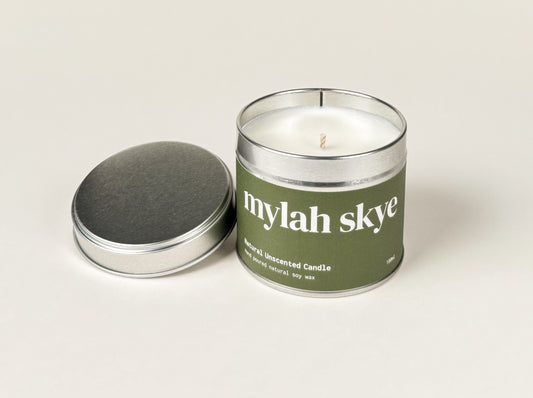 Natural Unscented Candle 180ml